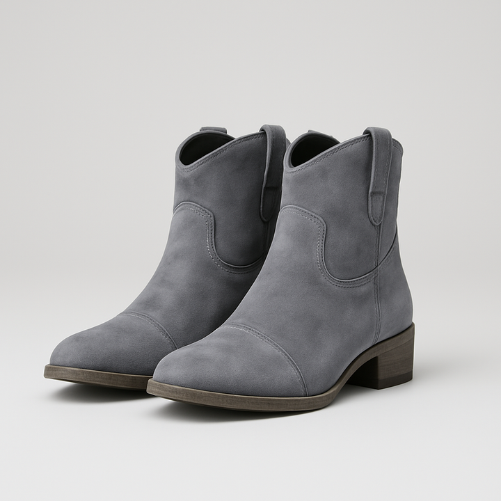 Charlotte – Orthopädische Wildleder-Stiefeletten