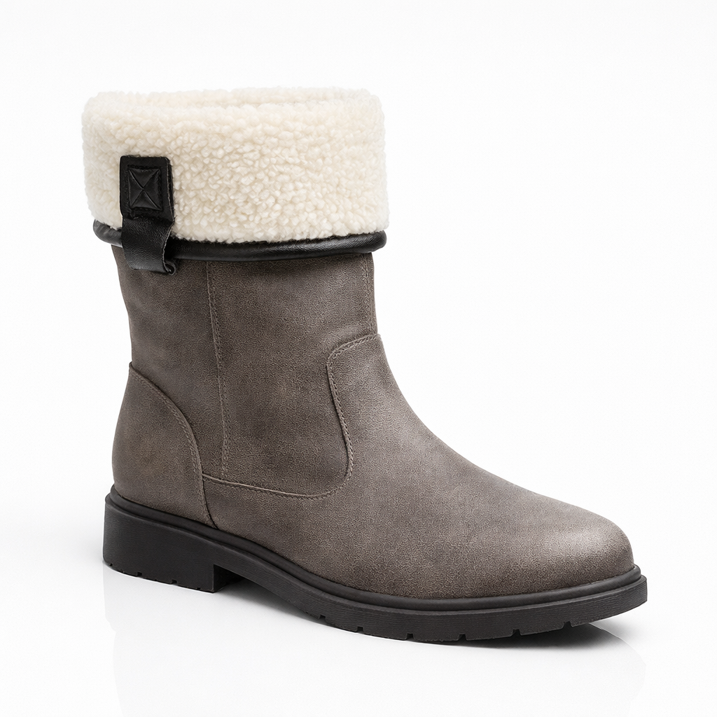 Lined Leather Winter Boots (Sara)