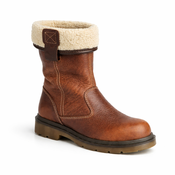 Lined Leather Winter Boots (Sara)