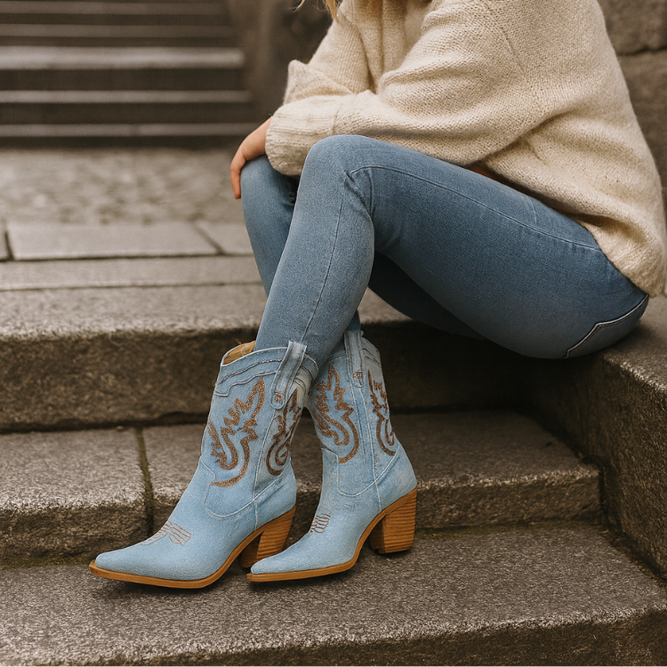 Denim Stiefelette (Veloria)