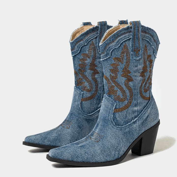 Denim Stiefelette (Veloria)